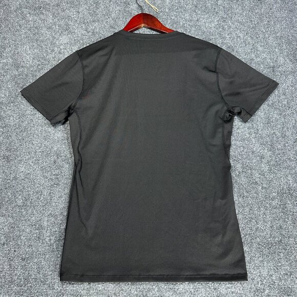 NikSa Tee Shirt Mens Medium Black Stretch Short Sleeve Crew Neck Pullover NEW - Picture 7 of 8